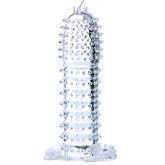 BAILE - PENIS SHEATH WITH STIMULATING POINTS TRANSPARENT 14 CM